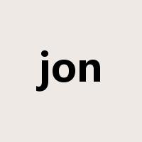 jon是什么意思