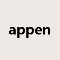 appen是什么意思