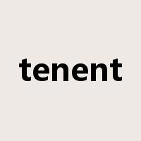 tenent是什么意思