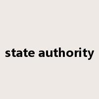 state authority是什么意思