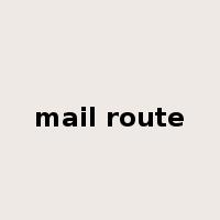 mail route是什么意思