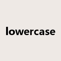lowercase是什么意思