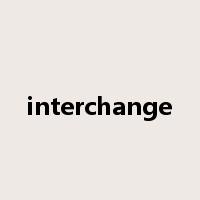 interchange是什么意思