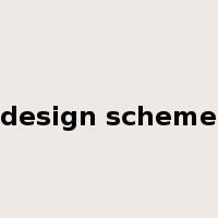design scheme是什么意思