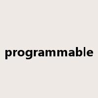 programmable是什么意思
