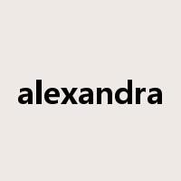 alexandra是什么意思