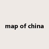 map of china是什么意思
