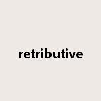 retributive是什么意思