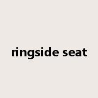 ringside seat是什么意思