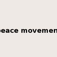peace movement是什么意思