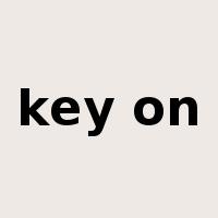 key on是什么意思
