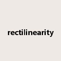 rectilinearity是什么意思