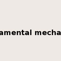 fundamental mechanism是什么意思