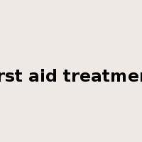 first aid treatment是什么意思