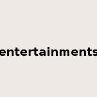 entertainments是什么意思