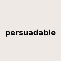 persuadable是什么意思