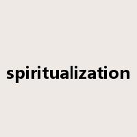 spiritualization是什么意思