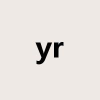 yr是什么意思