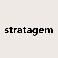 stratagem是什么意思