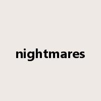 nightmares是什么意思