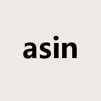 asin是什么意思