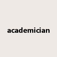 academician是什么意思