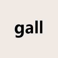 gall是什么意思