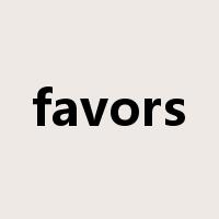 favors是什么意思