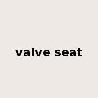 valve seat是什么意思