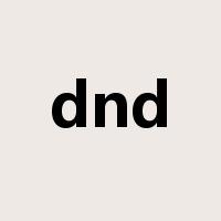 dnd是什么意思