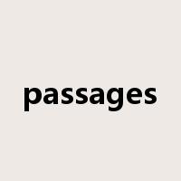 passages是什么意思