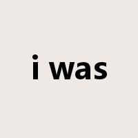 i was是什么意思