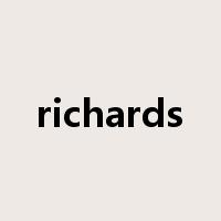 richards是什么意思