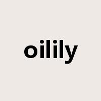 oilily是什么意思