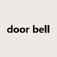 door bell是什么意思