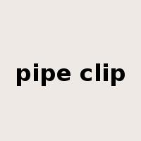 pipe clip是什么意思