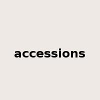 accessions是什么意思