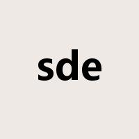 sde是什么意思