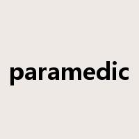 paramedic是什么意思