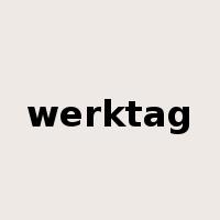werktag是什么意思