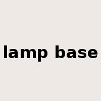 lamp base是什么意思