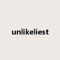 unlikeliest是什么意思