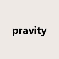 pravity是什么意思