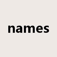 names是什么意思