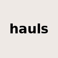hauls是什么意思