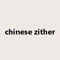 chinese zither是什么意思