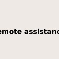 remote assistance是什么意思