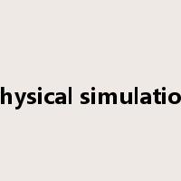 physical simulation是什么意思