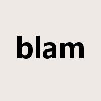 blam是什么意思