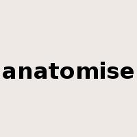 anatomise是什么意思